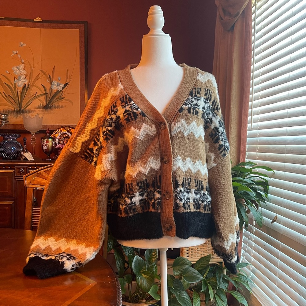 Fair Isle Boyfriend Cardigan